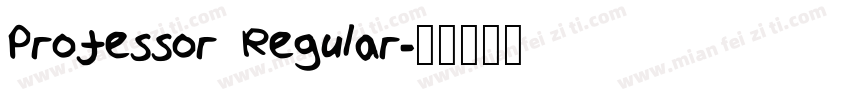 Professor Regular字体转换